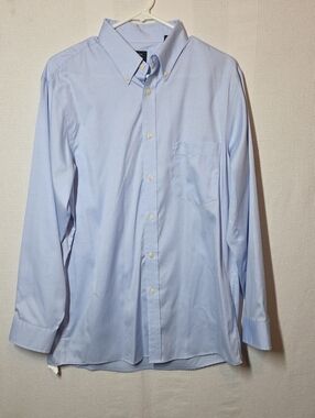 ARROW Shirt Mens Size 32-33 Regular Fit Non-Iron Cotton Button Down
